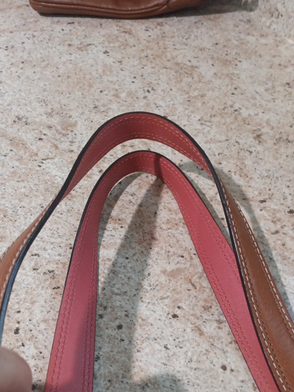 Coach Herringbone Tweed Suede Leather Bag - Picture 12 of 16